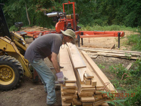 Bradley Tree Experts - Making Sticks with Our Wood Mizer